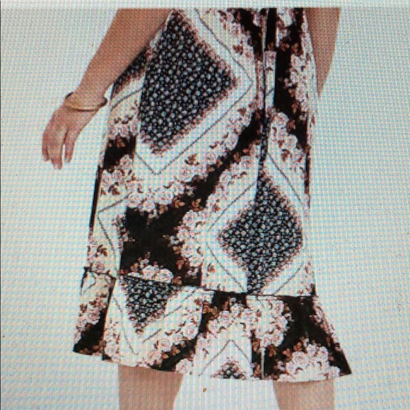 TORRID NWT scarf print challis midi dress size 2x - Picture 5 of 10
